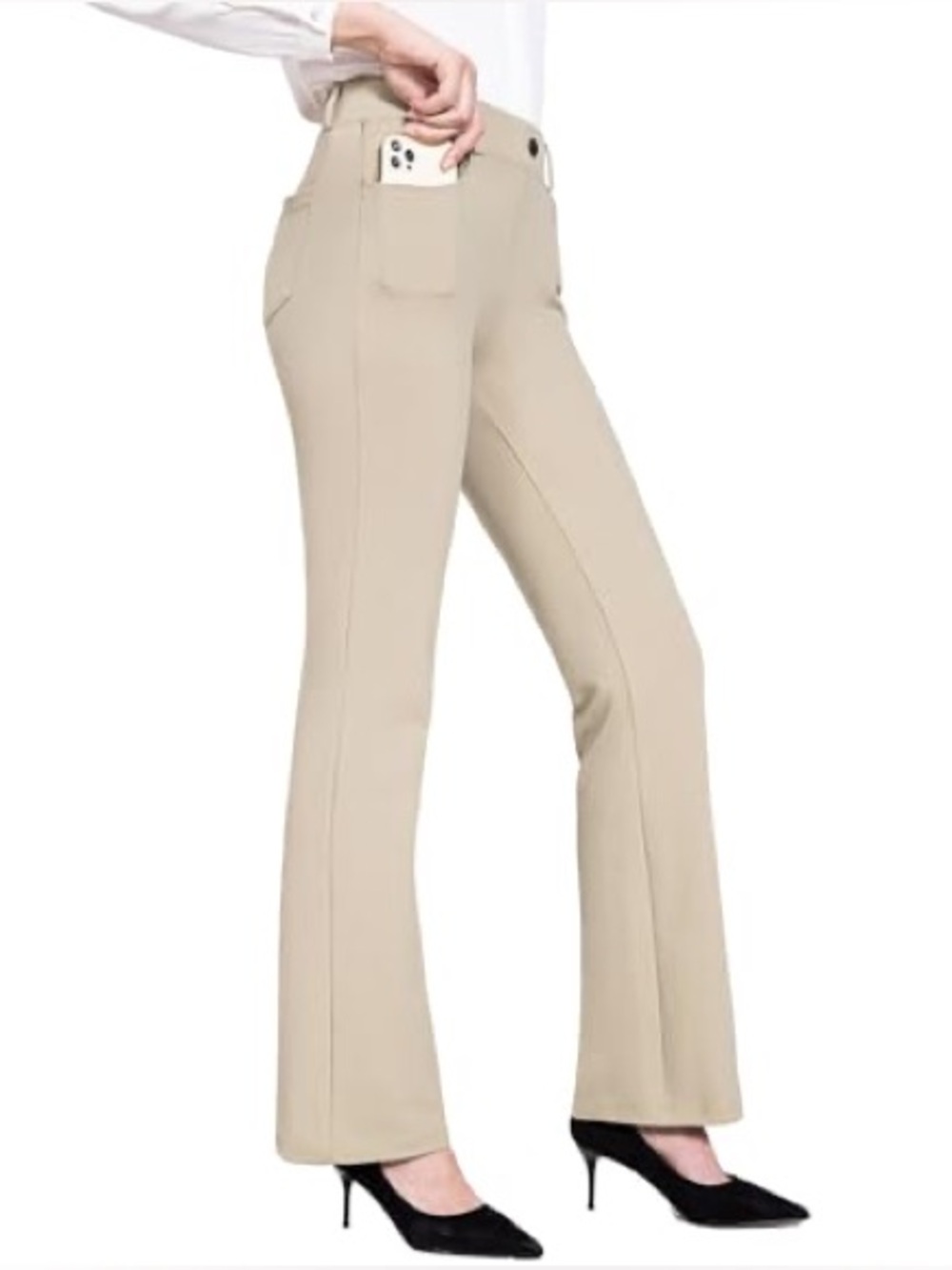 Baleaf Workleisure Bootcut Pants- Khaki- Size Large P